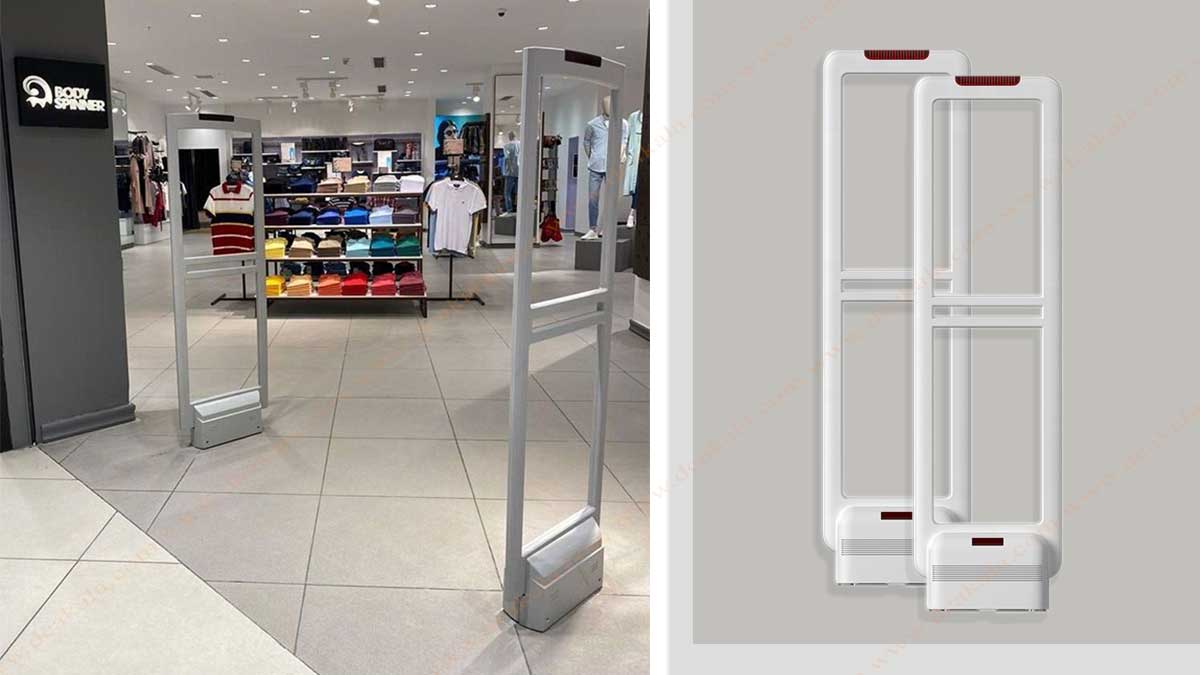 mvista-store-security-gates in a shop